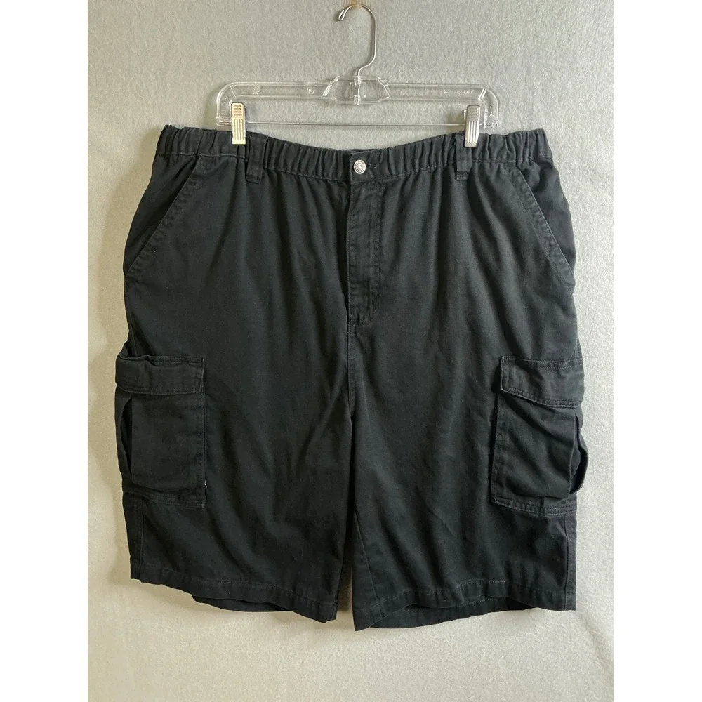 Boulder Creek Shorts Men's XLT Cargo Shorts Relaxed Fit Elastic Waist Drawstring
